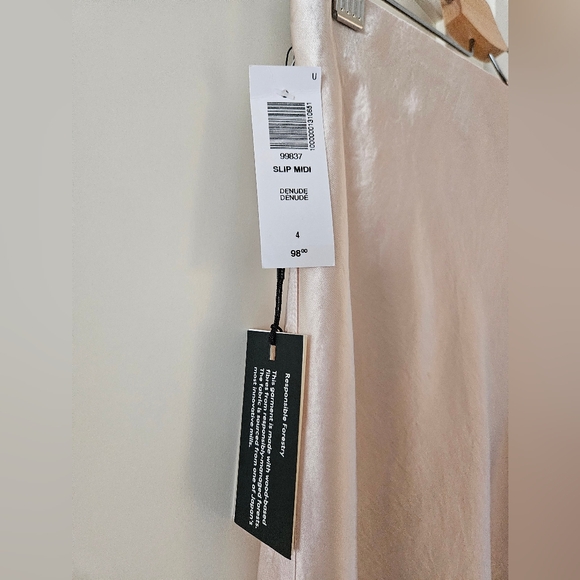 NEW Aritzia Babaton Slip Satin Midi Skirt - Picture 6 of 6